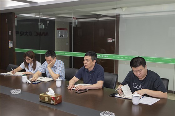 總裁張彭春發表重要講話
