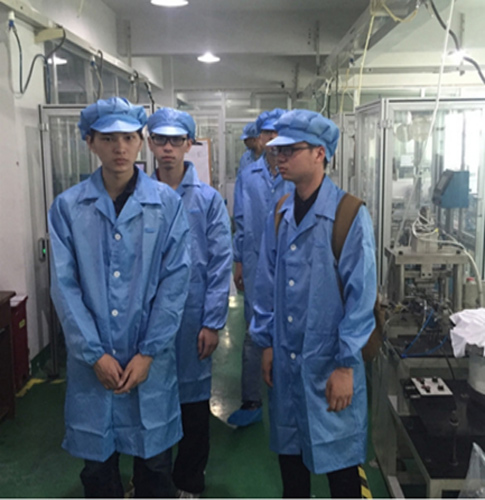 應屆畢業生就業來到欣靈電氣參觀報道