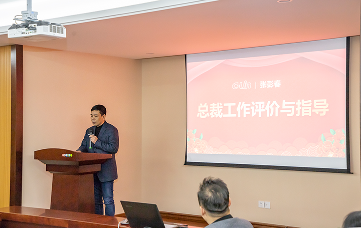 總裁張彭春作工作總結(jié)與指導(dǎo)