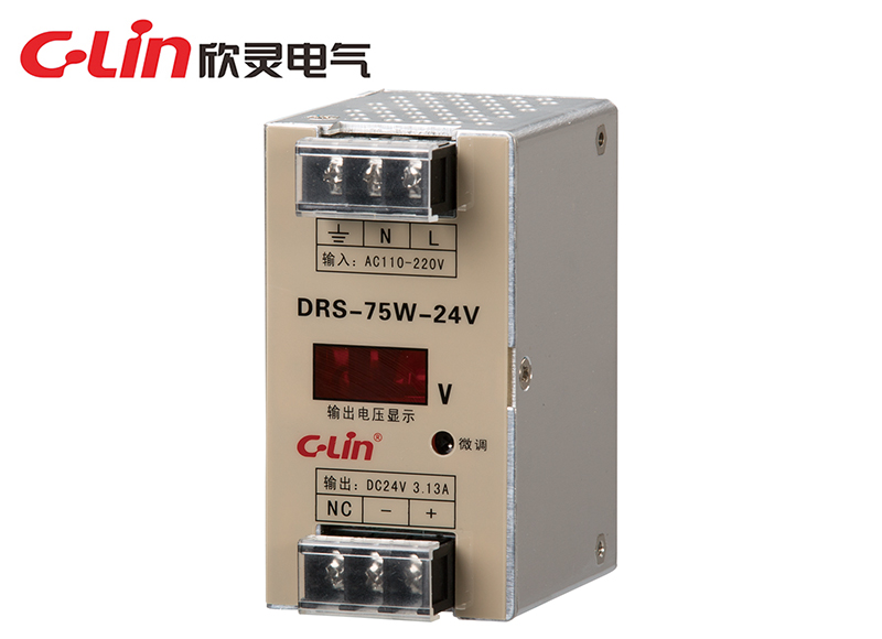 DRS-15W/25W/35W/50W/75W 數(shù)顯導(dǎo)軌式開(kāi)關(guān)電源