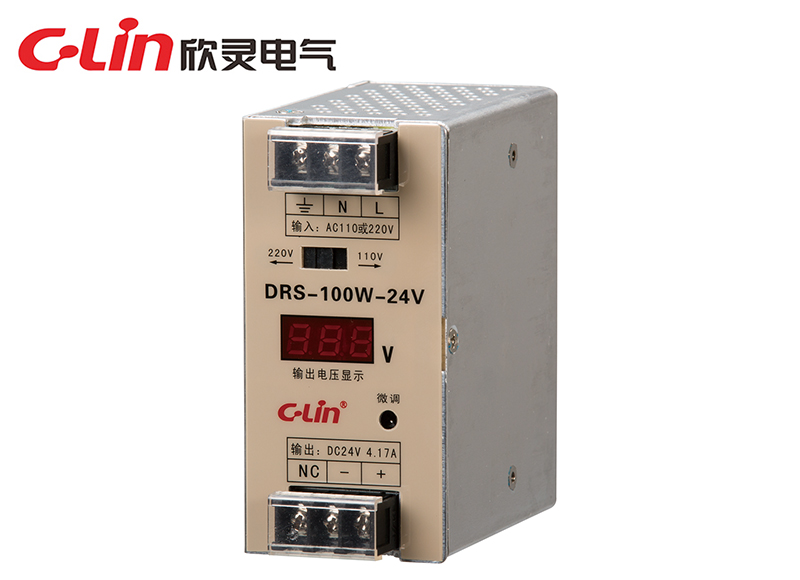 DRS-100W/120W/150W數(shù)顯導(dǎo)軌式開(kāi)關(guān)電源