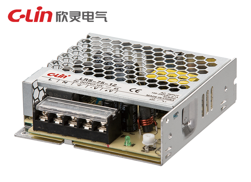 LRS-75W單組輸出超薄開關(guān)電源