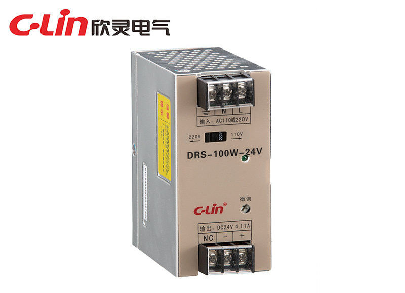 DRS-100W/120W/150W指示燈導(dǎo)軌式開(kāi)關(guān)電源