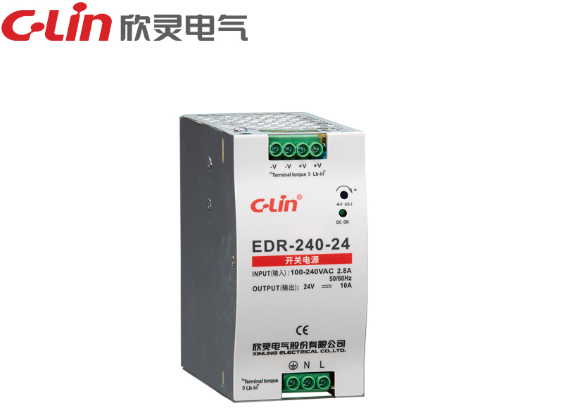 EDR-240W單組輸出導軌開關電源