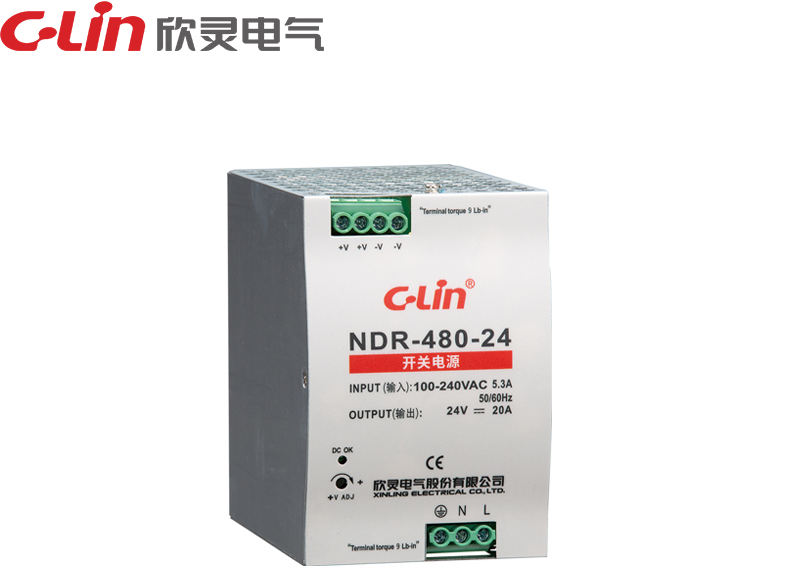 NDR-480W導軌式開關電源